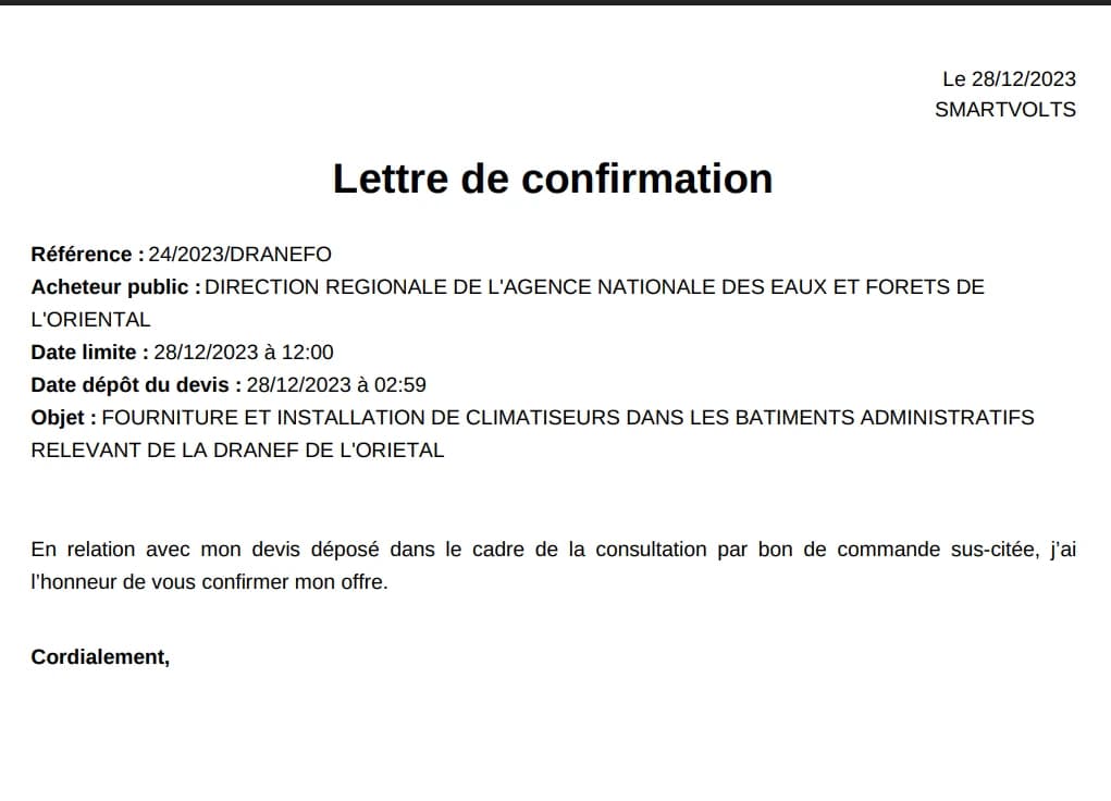 Fourniture et pose des climatisseurs 