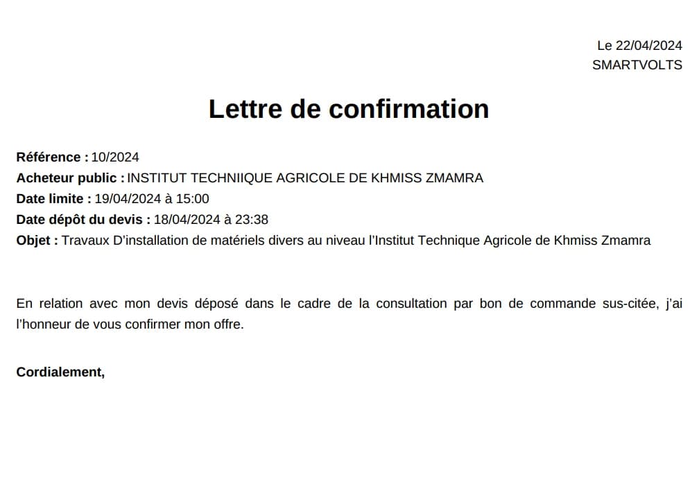 Travaux d’installation divers