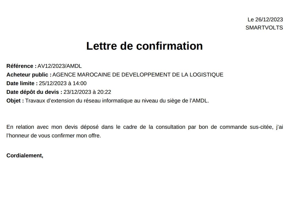 Extension du réseau informatique