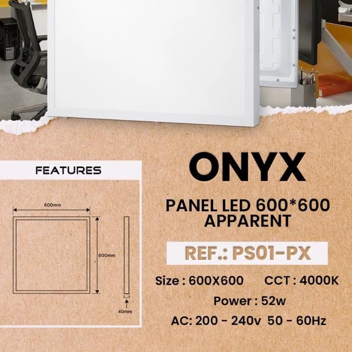 PANEL LED 600 *600 apparent  — image 2/2