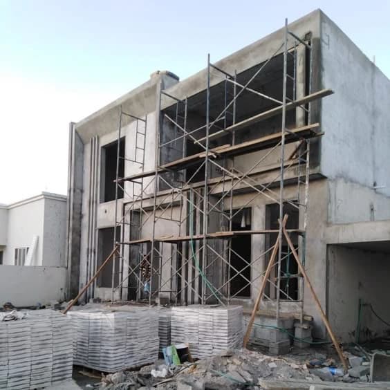 Construction d’une villa