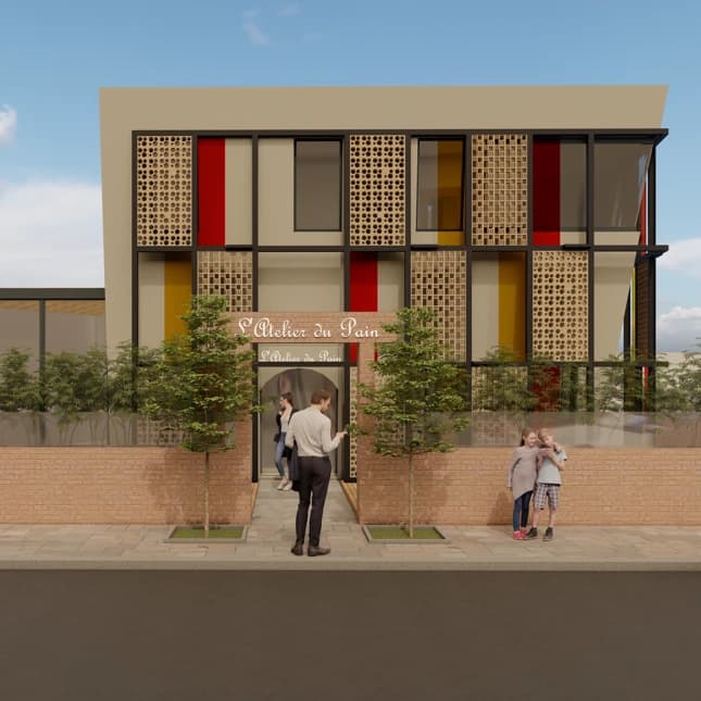 projet de façades café-restaurant villa — photo 2/4