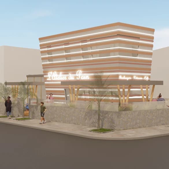 projet de façades café-restaurant villa — photo 3/4