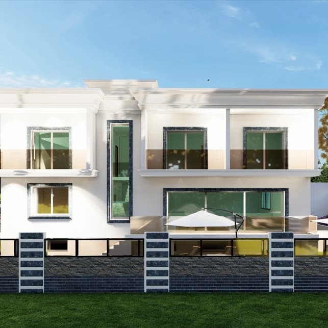 projet de villa style néoclassique — photo 2/4