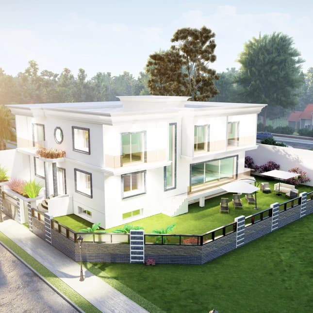 projet de villa style néoclassique — photo 3/4