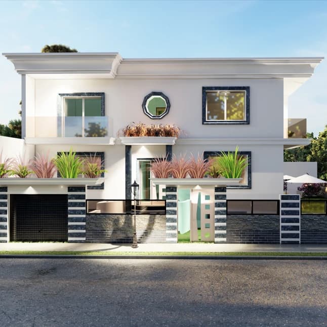 projet de villa style néoclassique — photo 4/4