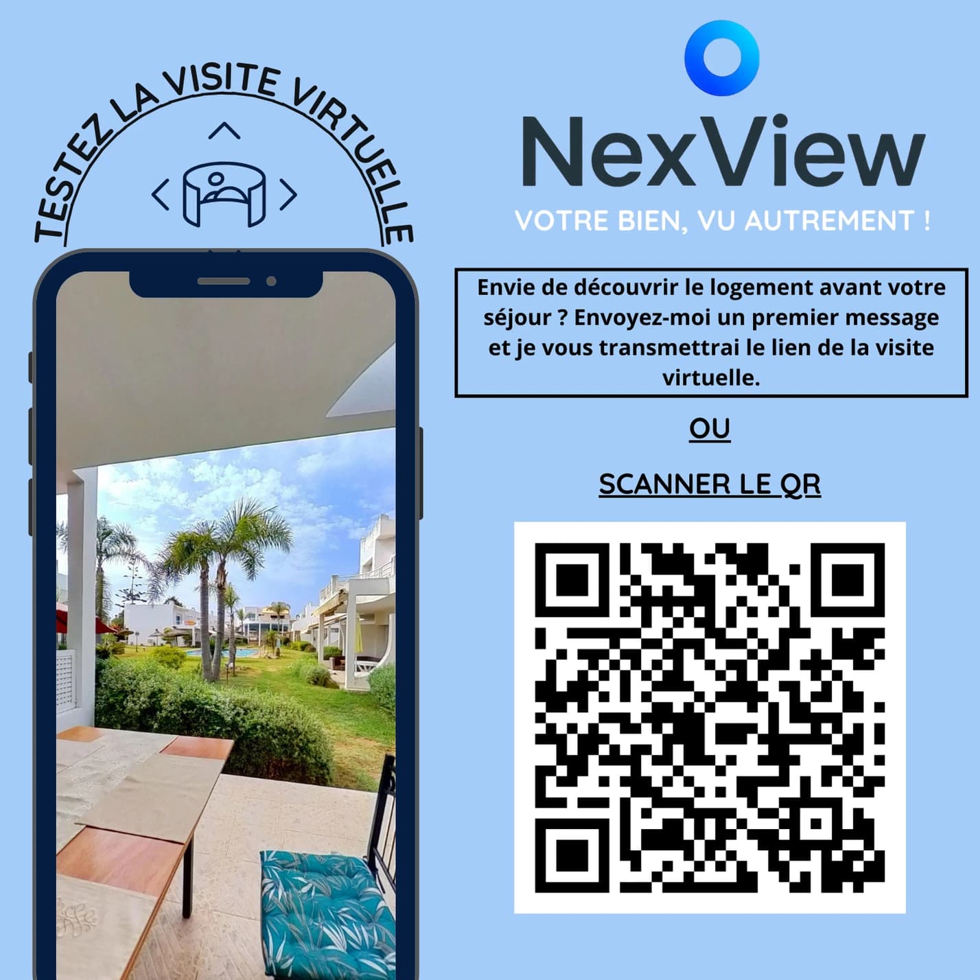 Visite 360 degrés d’un bungalow