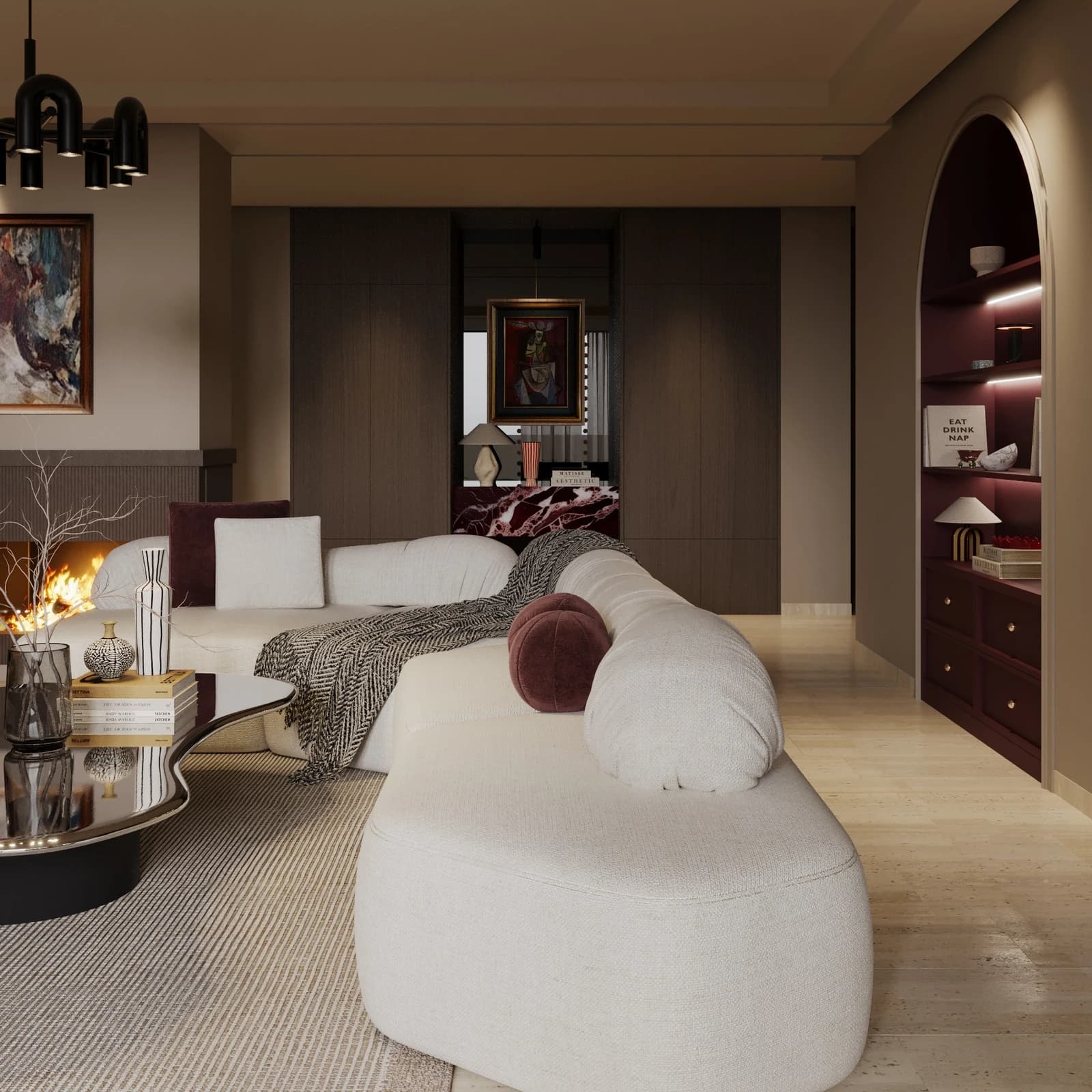 projet de conception appart bouskoura — photo 4/6
