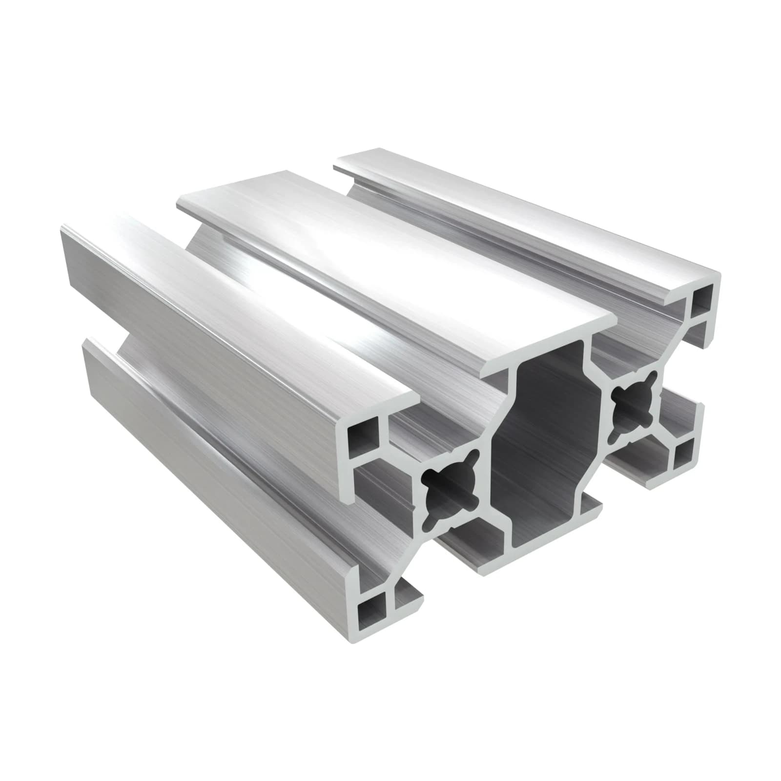 Profilé aluminium rectangulaire en T — image 2/5