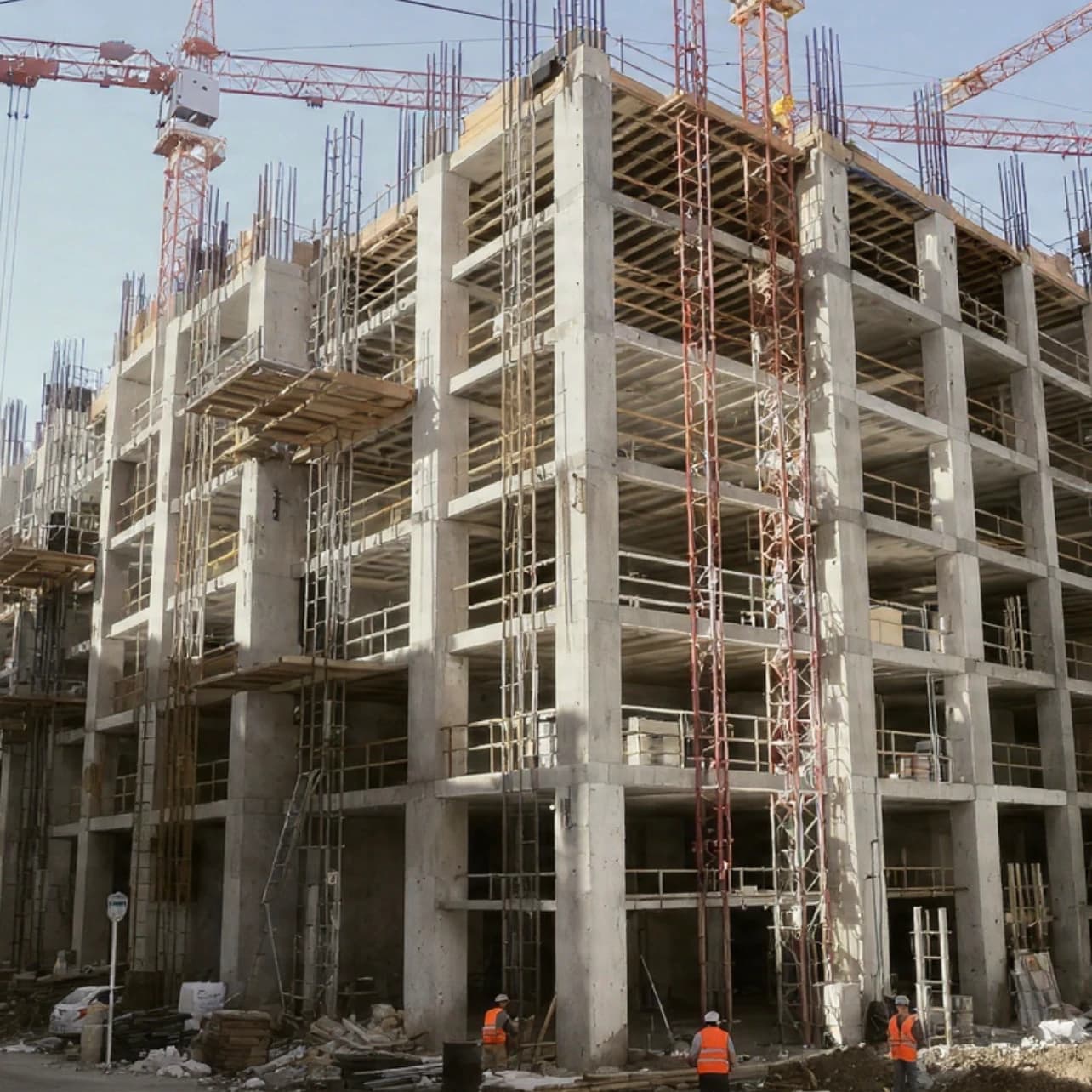 Étude Structure Béton Armé – Immeuble R+4 Étude Structure Béton Armé – Immeuble R+4