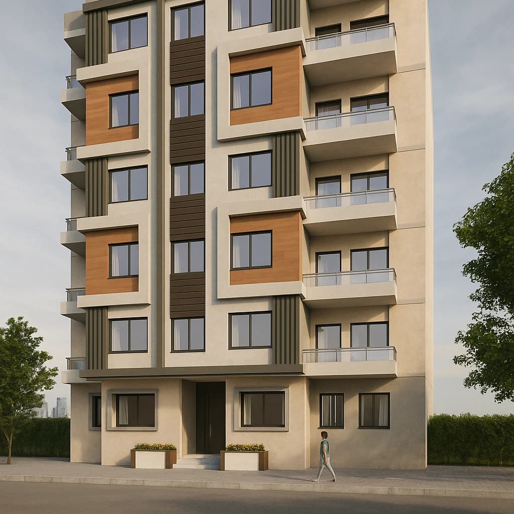 CONSTRUCTION D'UN IMMEUBLE EN R+5 CONSTRUCTION D'UN IMMEUBLE EN R+5