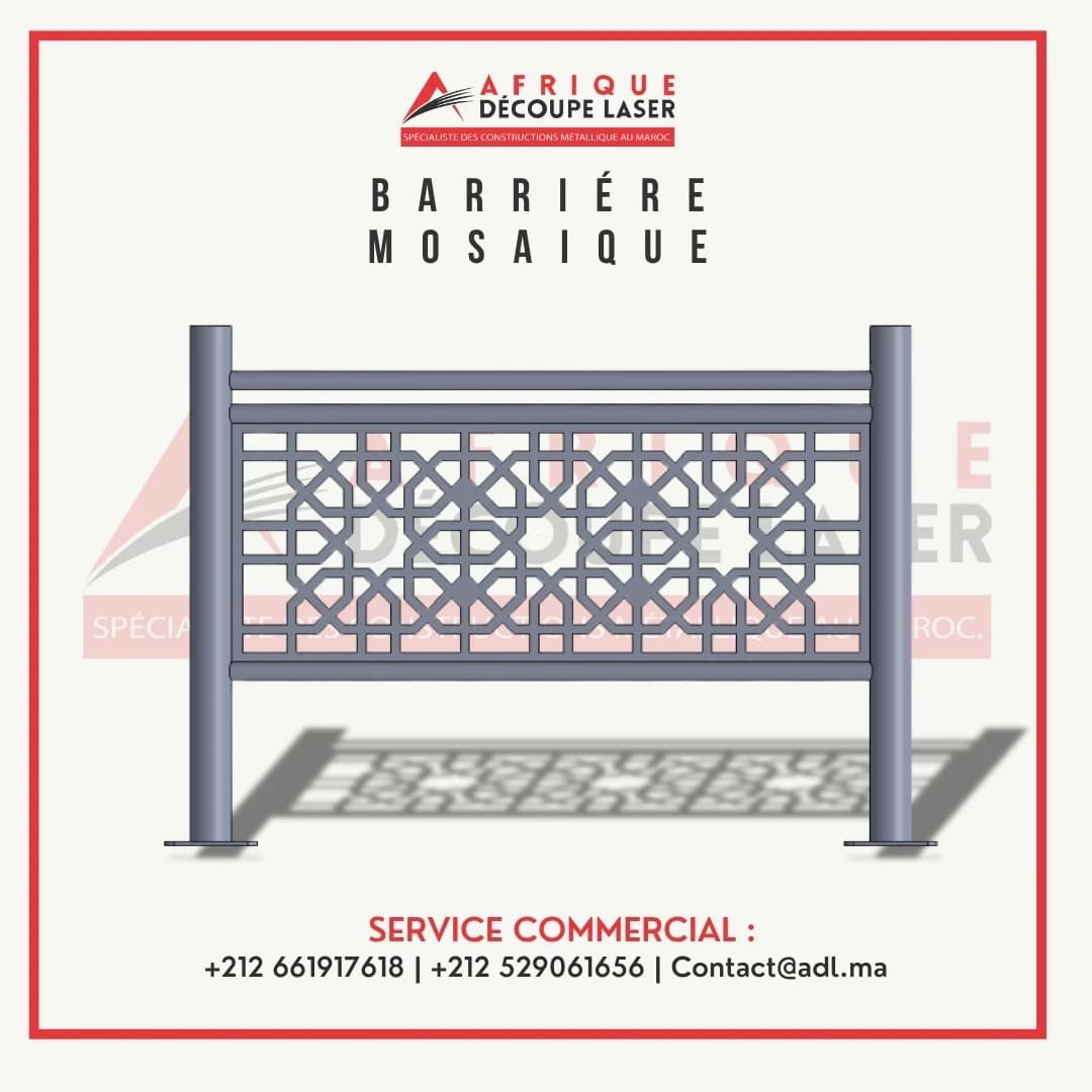 BARRIERE MOSAIQUE BARRIERE MOSAIQUE