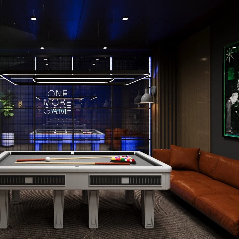 Aménagement d'une salle de Billard — photo 2/4 Aménagement d'une salle de Billard — photo 2/4