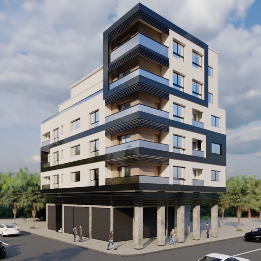 Construction d un immeuble en r+5 Construction d un immeuble en r+5