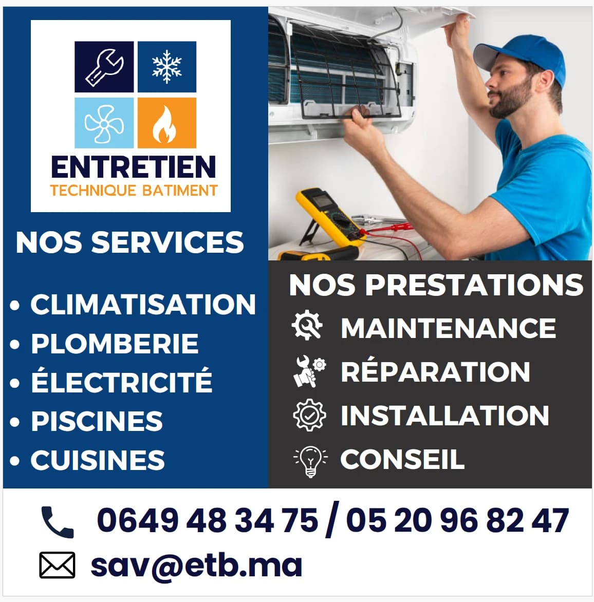 Photo de couverture de ENTRETIEN TECHNIQUE BATIMENT (ETB) Photo de couverture de ENTRETIEN TECHNIQUE BATIMENT (ETB)